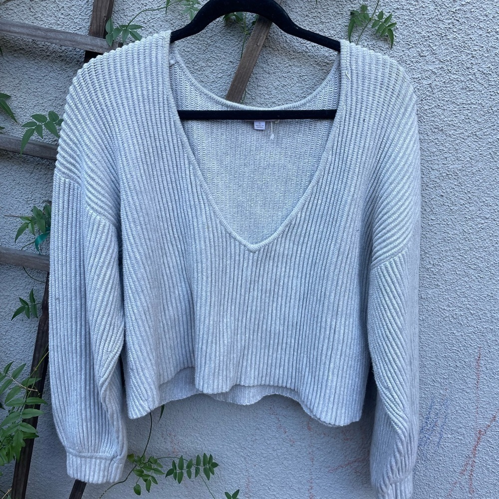 Lunya Cozy Cotton Silk Reversible Pullover Sweater - Picture 7 of 12